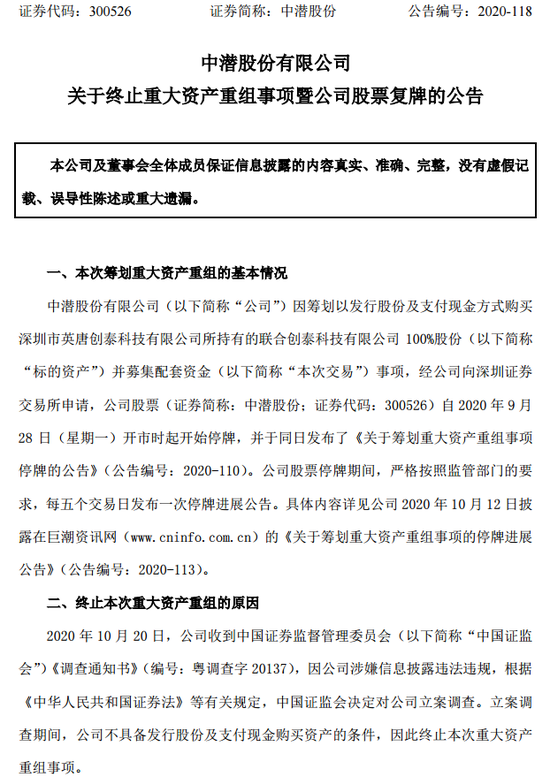 中潛股份最新公告深度解讀與分析