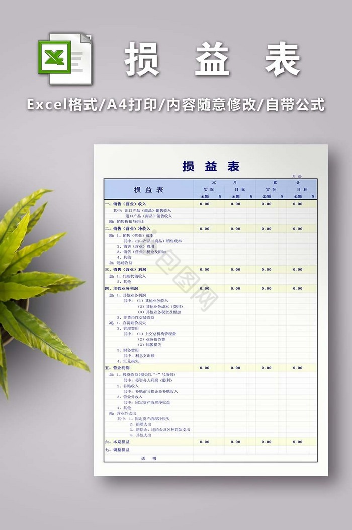 最新?lián)p益表格式及其應(yīng)用詳解