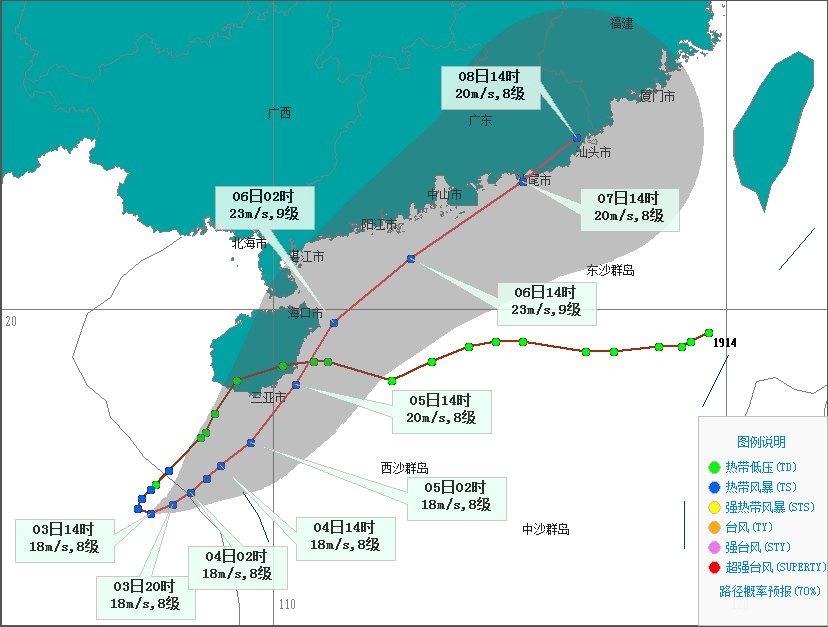 熱帶低壓最新動態分析及預測報告