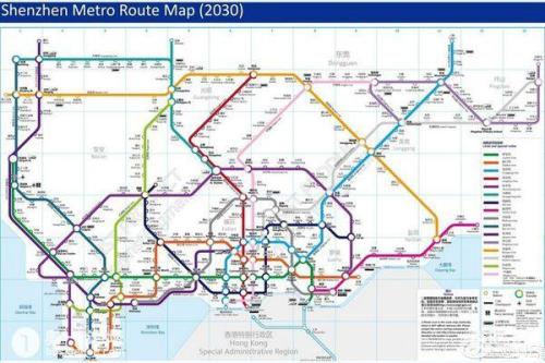 深圳地鐵最新線路圖全景概覽